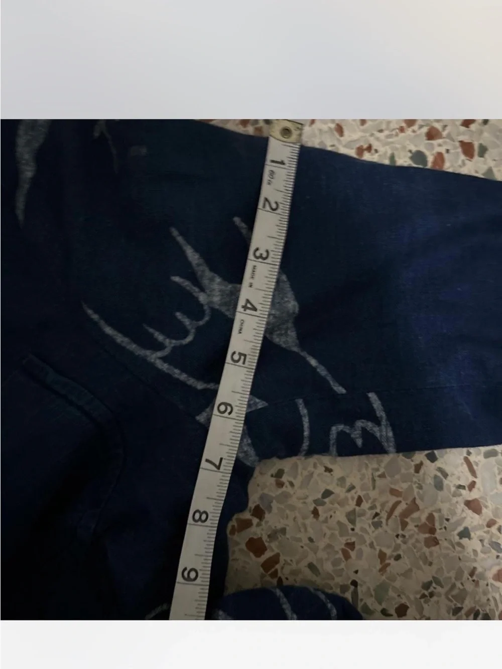 Polo by Ralph Lauren  vintage Navy and Light Gray Patterned Blazer